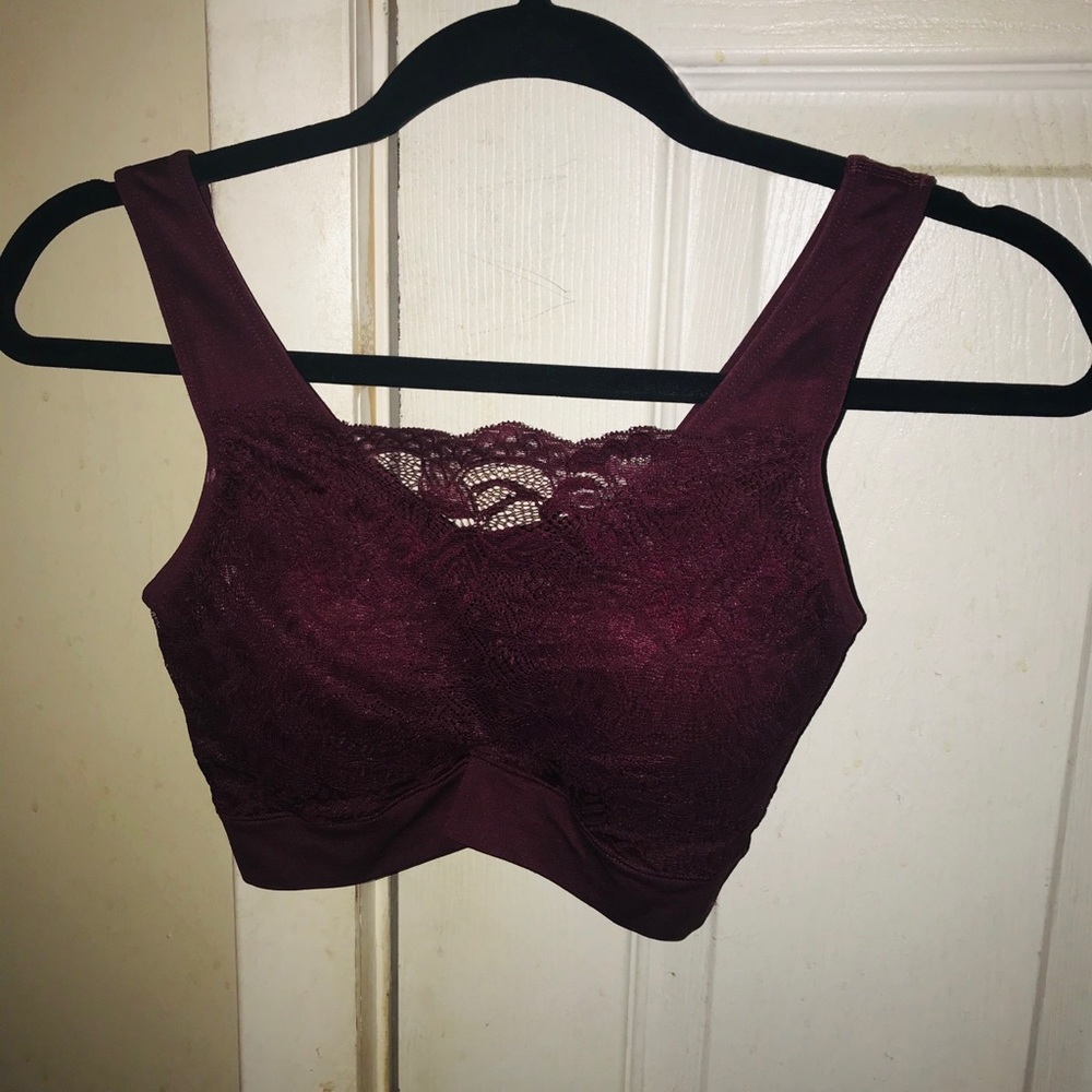 3/50 💖 Lace overlay padded seamless bra